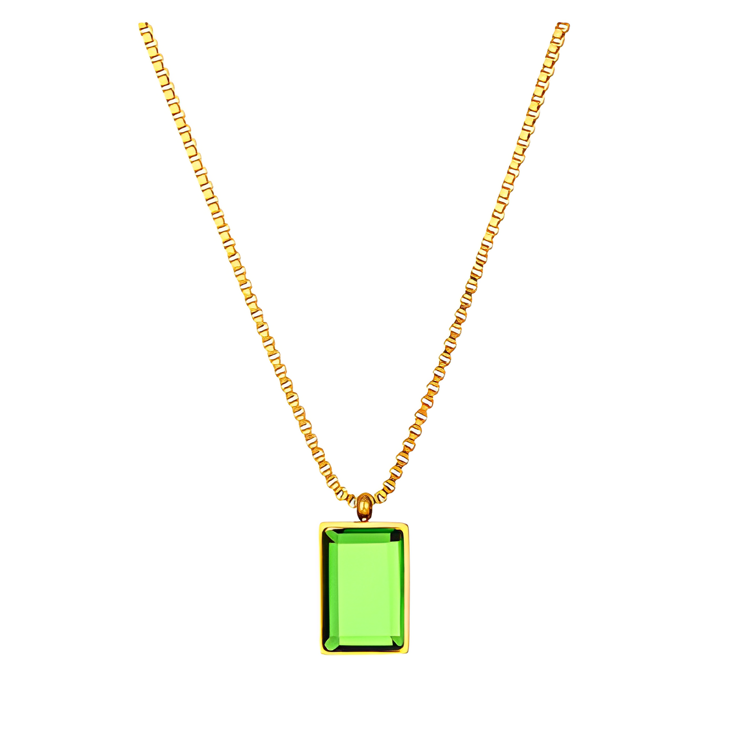 Ava Box Chain Necklace