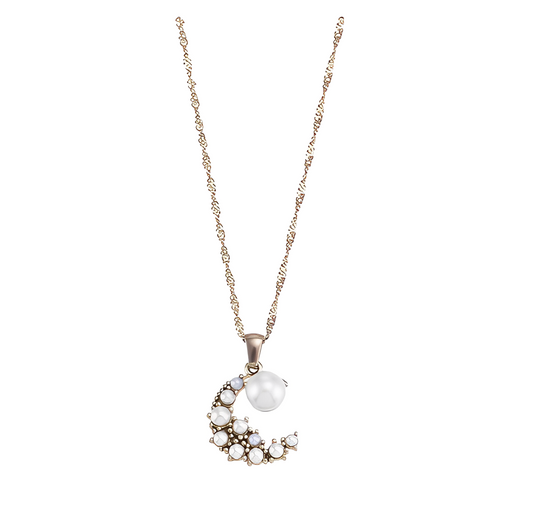 Zara Moon Pendant Necklace