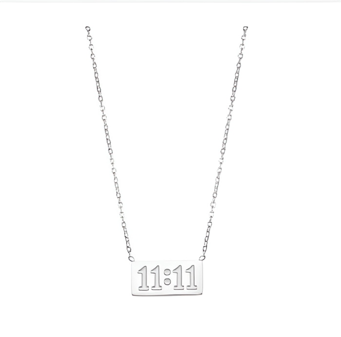 11:11 Engraved Necklace